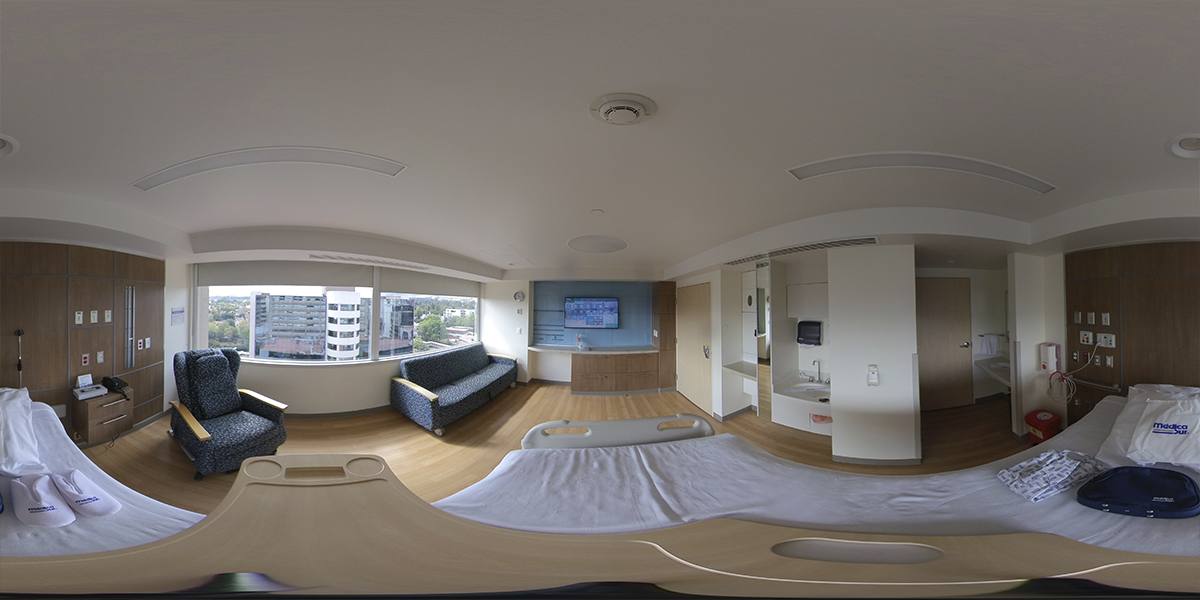 Habitación de Médica Sur - Vista panorámica Médica Sur Copyright